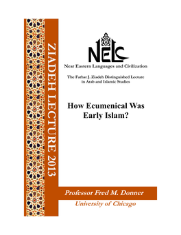 How Ecumenical Was Early Islam?