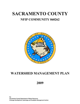 Watershed Management Plan 2009