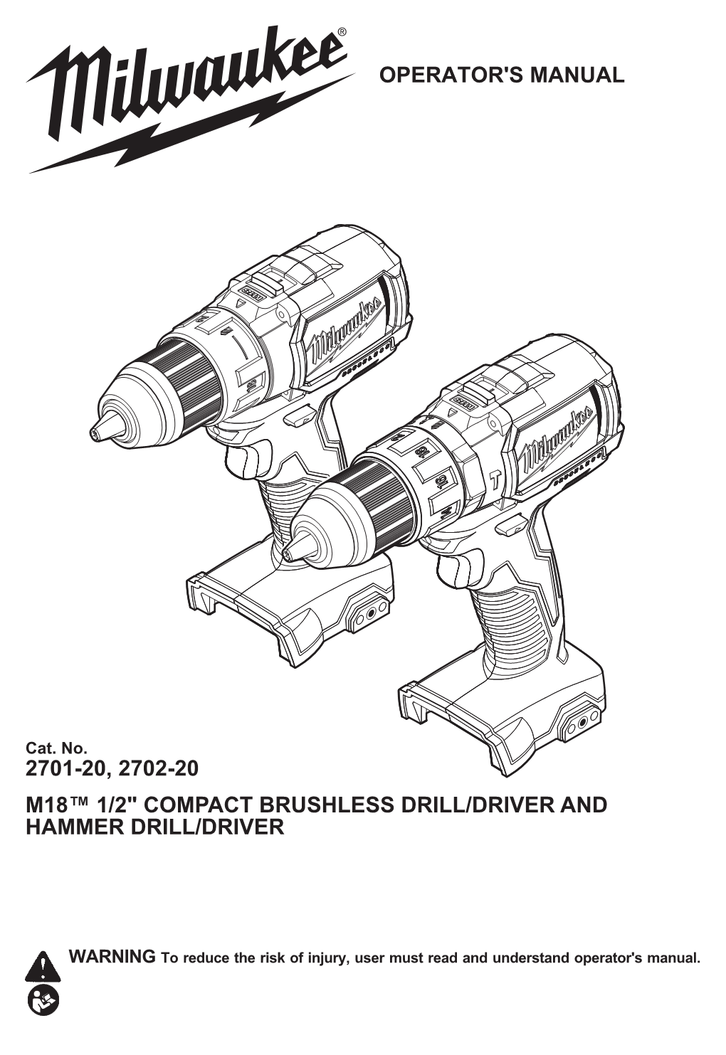 Milwaukee Power Tools Operators Manual