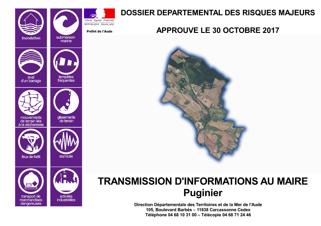 TRANSMISSION D'informations AU MAIRE Puginier