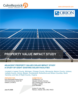 Property Value Impact Study
