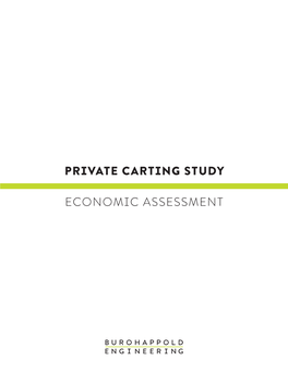 Private Carting Study Economic Assessment