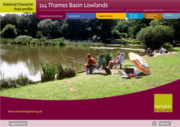 NCA Profile:114 Thames Basin Lowlands