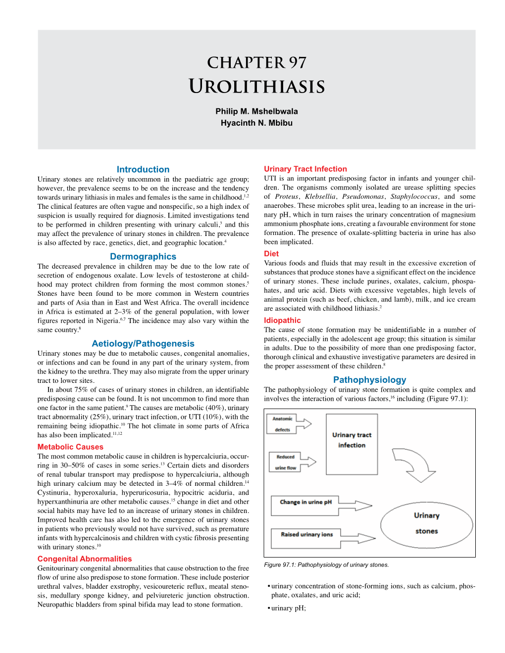 CHAPTER 97 Urolithiasis
