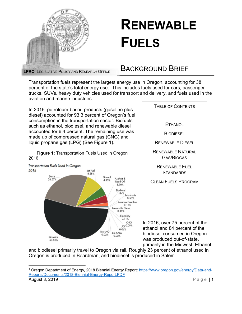 Renewable Fuels