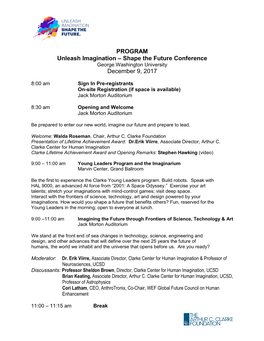 Conference and Awards Program