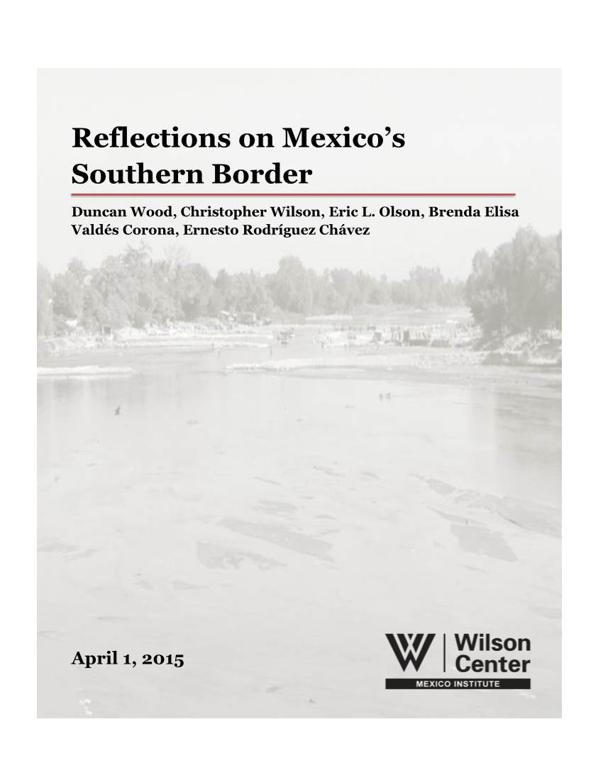 Reflections on Mexico's Southern Border