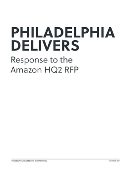 Response to the Amazon HQ2 RFP