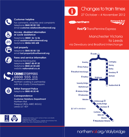 Revised Train Service Times (20121029 125417.Pdf)