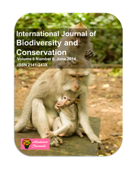 Biodiversity and Conservation Volume 6 Number 6, June 2014 ISSN 2141-243X