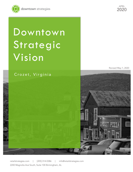 Downtown Stategies Strategic Vision for Crozet, VA