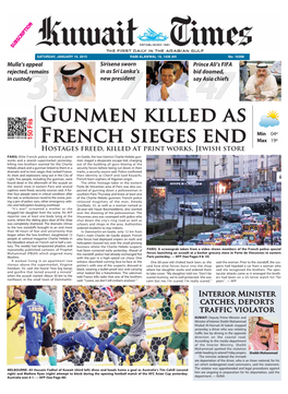 Gunmen Killed As French Sieges End Min
