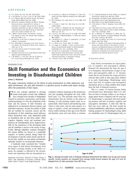 Skill Formation and the Economics of Investing in Disadvantaged Children
