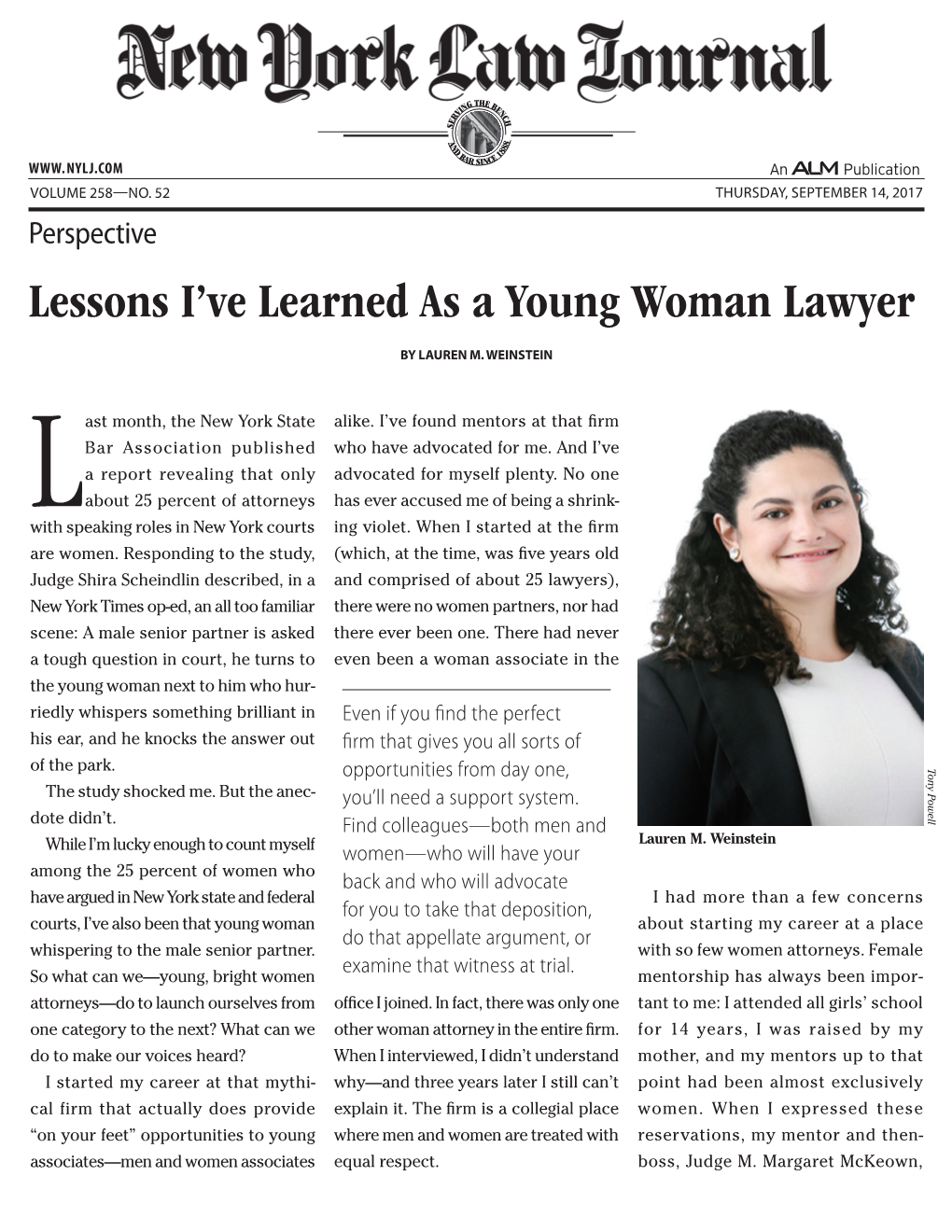 Lessons I've Learned As a Young Woman Lawyer