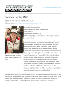 Brendon Hartley (NZ)