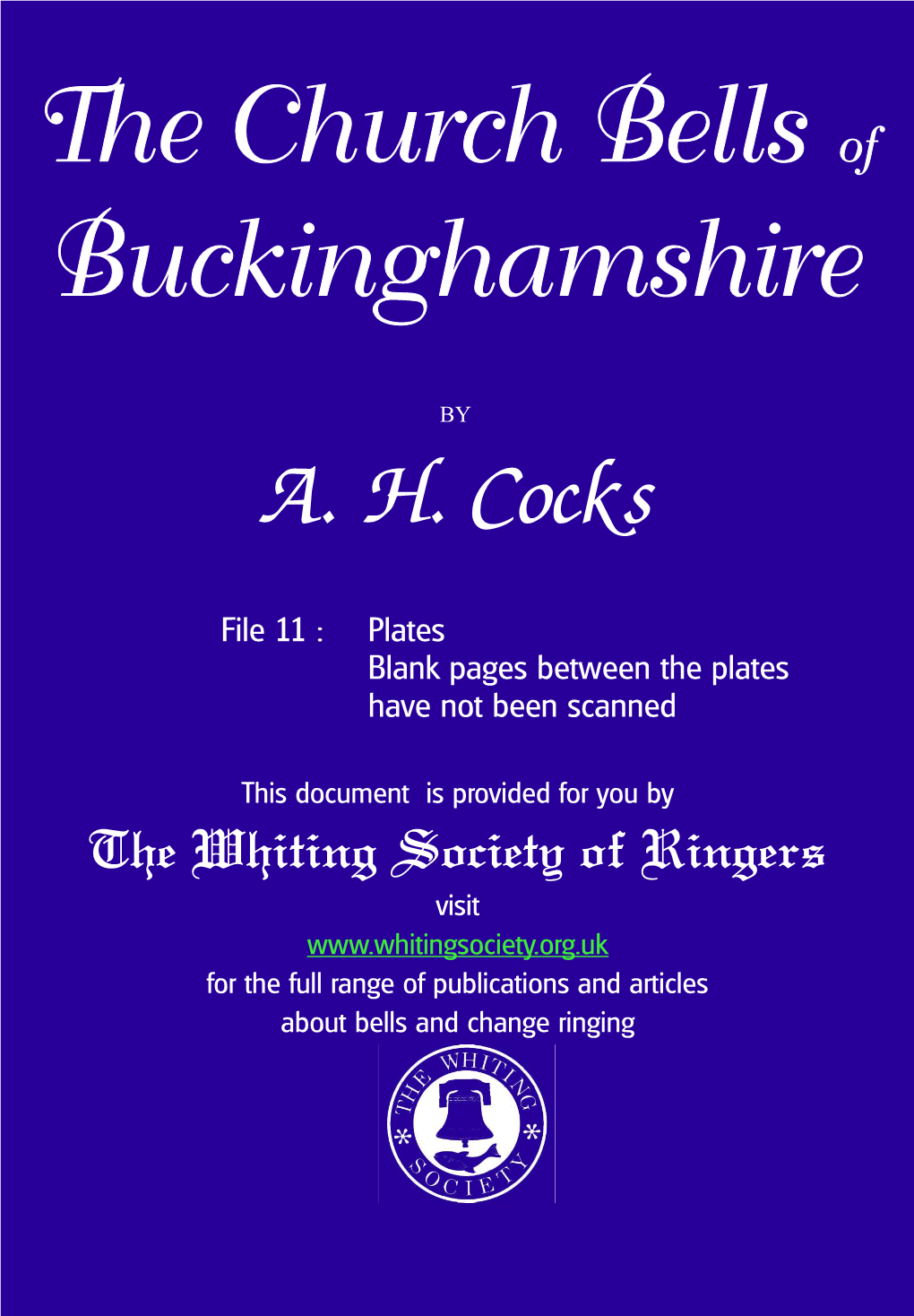 The Church Bells of Buckinghamshire