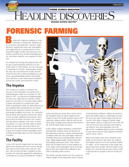 Forensic Farming.Qxd