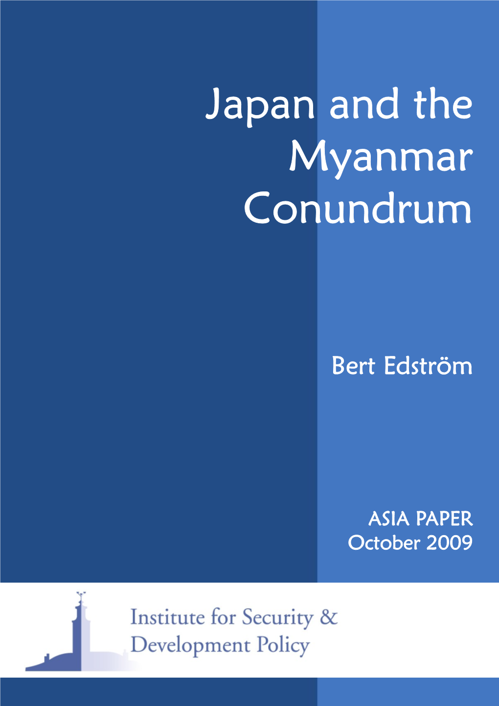 Japan and the Myanmar Conundrum