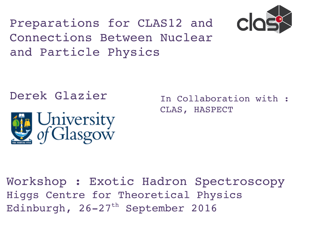 Exotic Hadron Spectroscopy Preparations for CLAS12