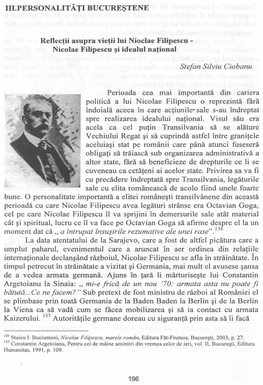 Nicolae Filipescu Şi Idealul Naţional Stefan Silviu Ciobanu Perioada Cea