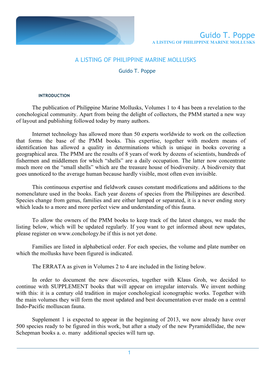 A LISTING of PHILIPPINE MARINE MOLLUSKS V07-1Online 2
