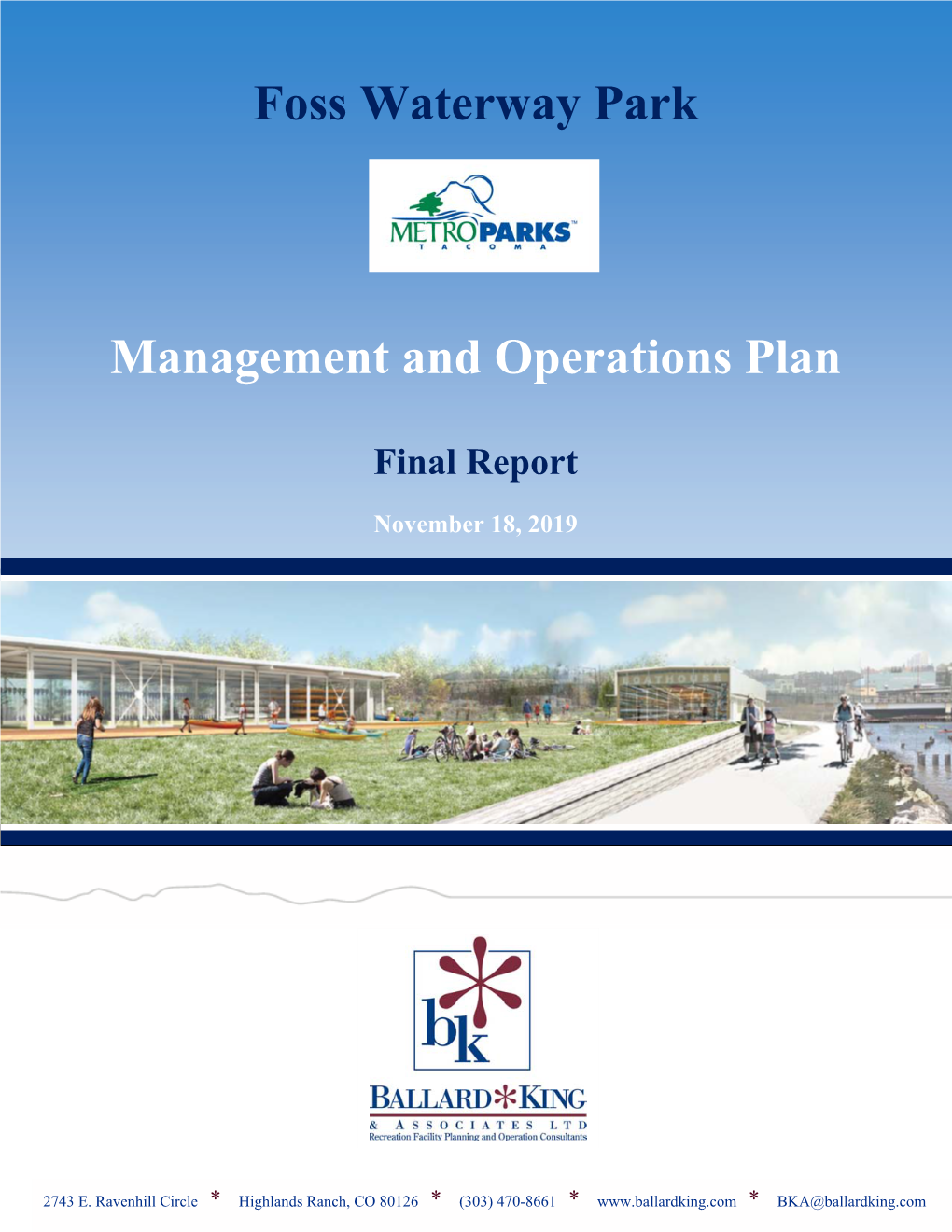 Foss Waterway Park Management and Operations Plan