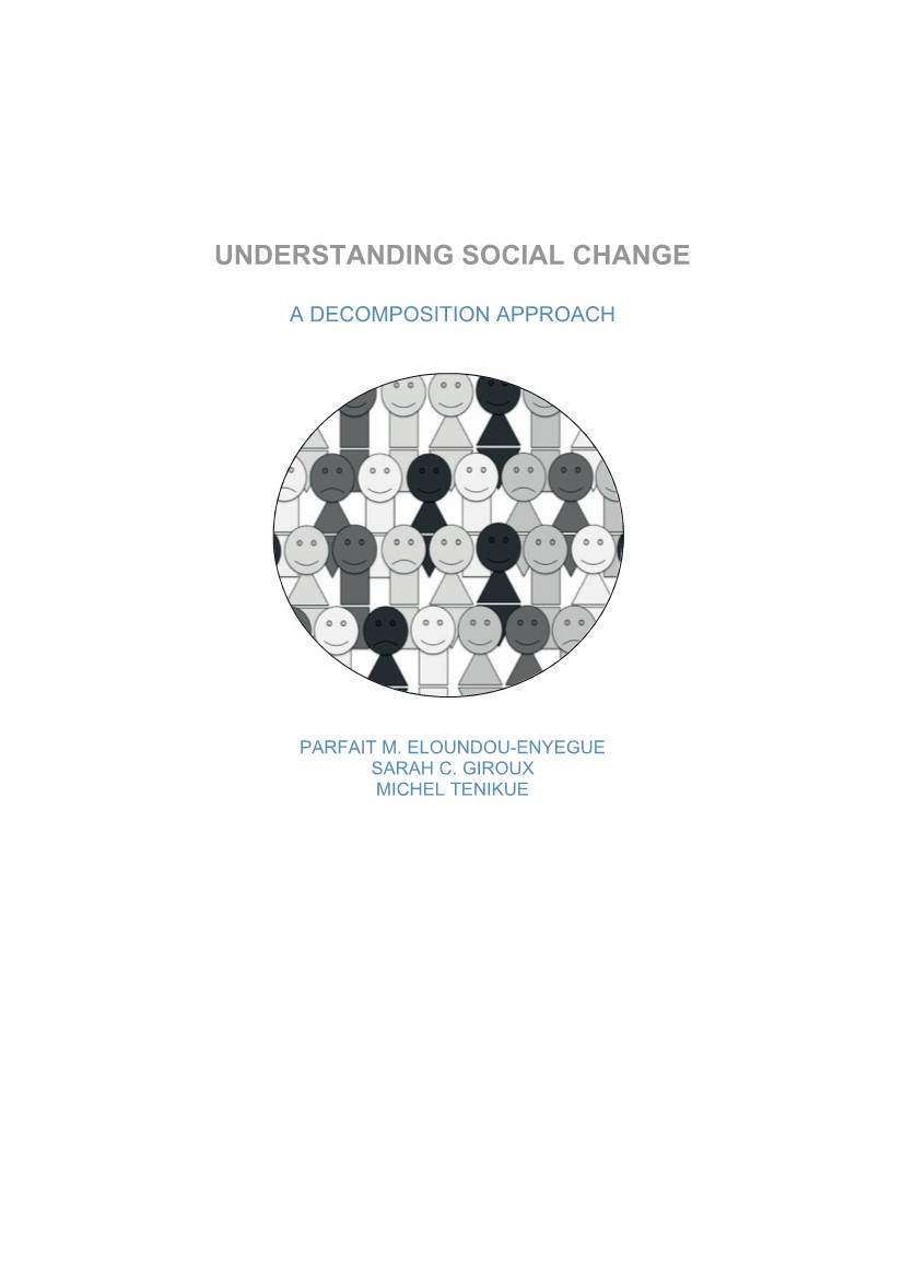 Understanding Social Change. a Decomposition Approach