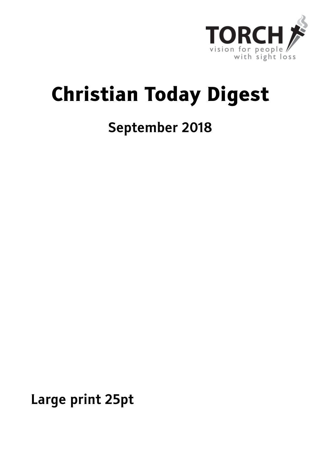 Christian Today Digest