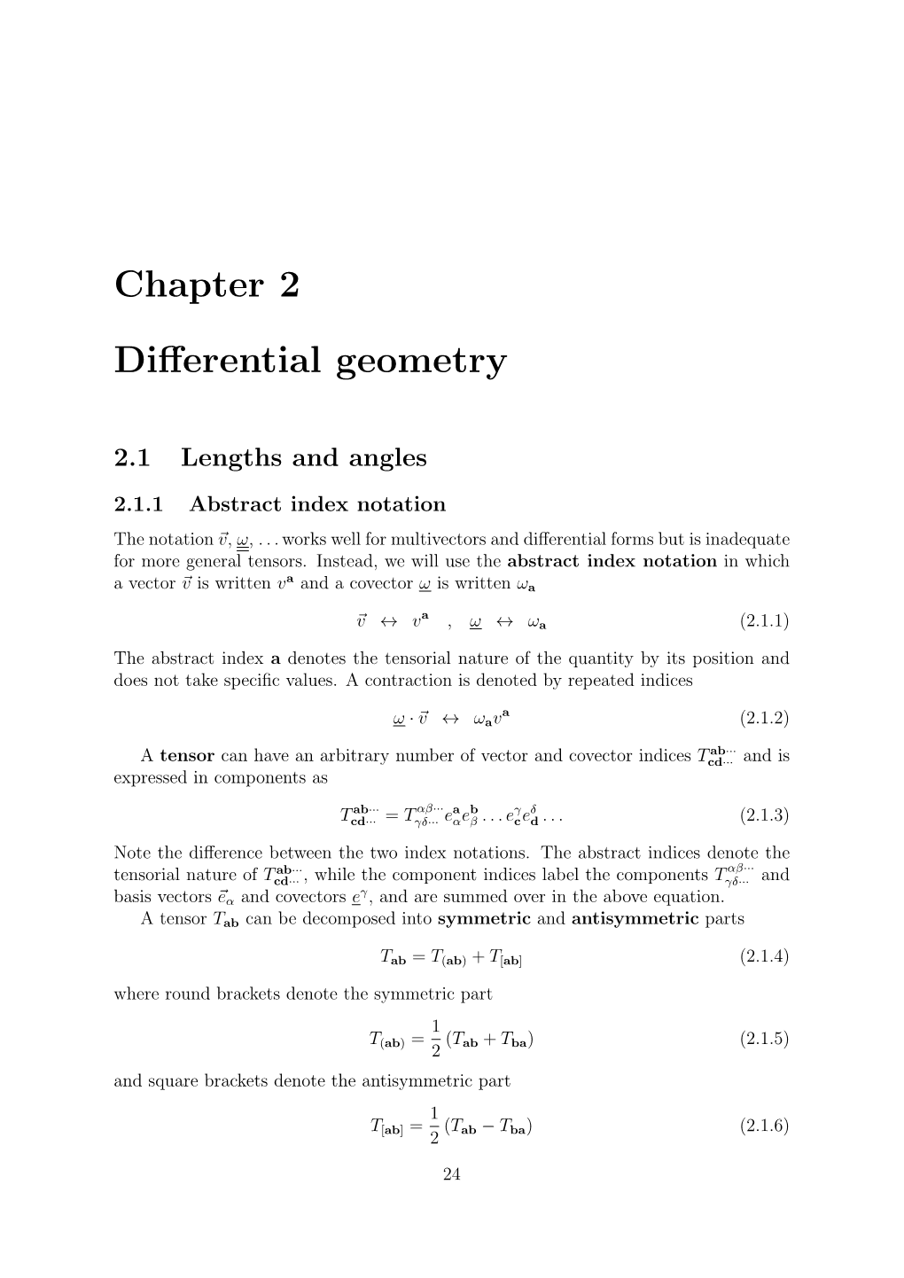 Chapter 2 Differential Geometry