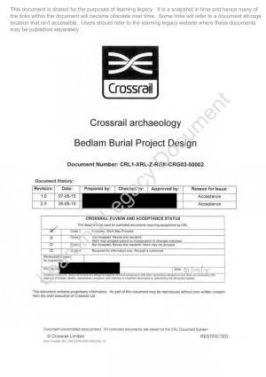 Bedlam Burial Project Design CRL1-XRL-Z-RGN-CRG03-50002 Rev 2