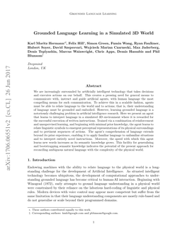 Arxiv:1706.06551V2 [Cs.CL] 26 Jun 2017 Standing Challenge for the Development of Artiﬁcial Intelligence