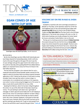 Tdn Europe • Page 2 of 11 • Thetdn.Com Friday • 26 February 2021