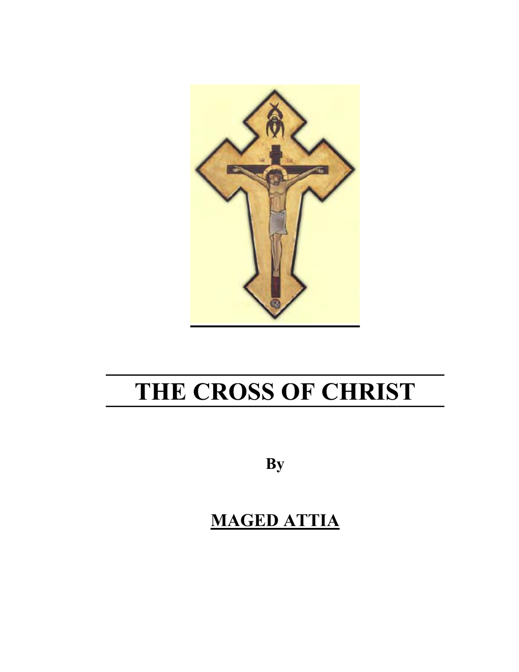 The Cross of Christ