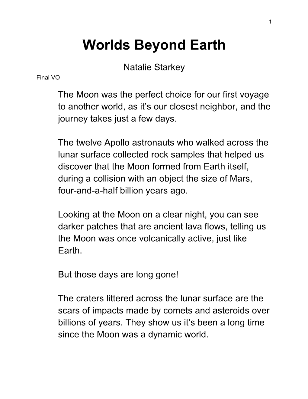 Worlds Beyond Earth Large-Print Transcript