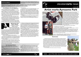 Clevelandarts News Artist Marks Ayresome Park