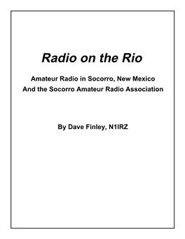Radio on the Rio