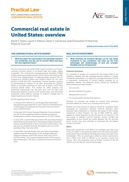 Commercial Real Estate in United States