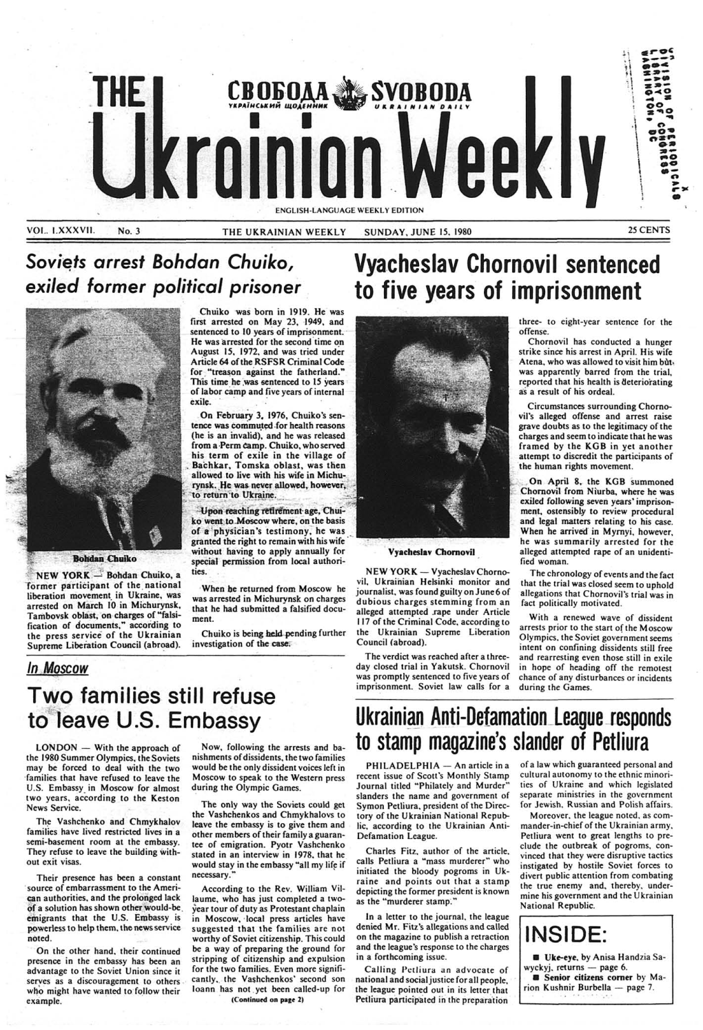 The Ukrainian Weekly 1980