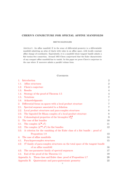 Chern's Conjecture for Special Affine Manifolds
