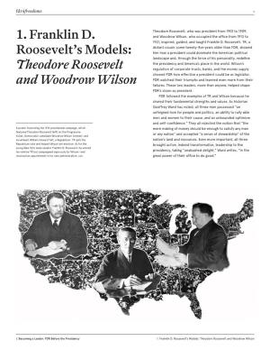 Theodore Roosevelt and Woodrow Wilson Fdr4freedoms 2