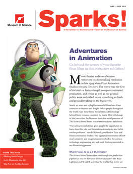 Adventures in Animation Go Behind the Scenes of Your Favorite Pixar Films in This Interactive Exhibition!