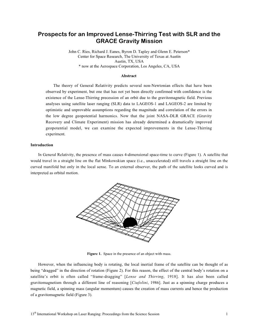 Prospects for an Improved Lense-Thirring Test with SLR and the GRACE Gravity Mission