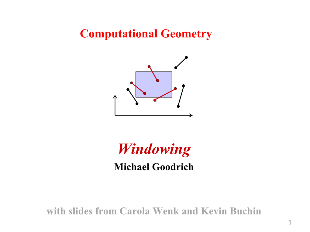 Windowing Data Structures