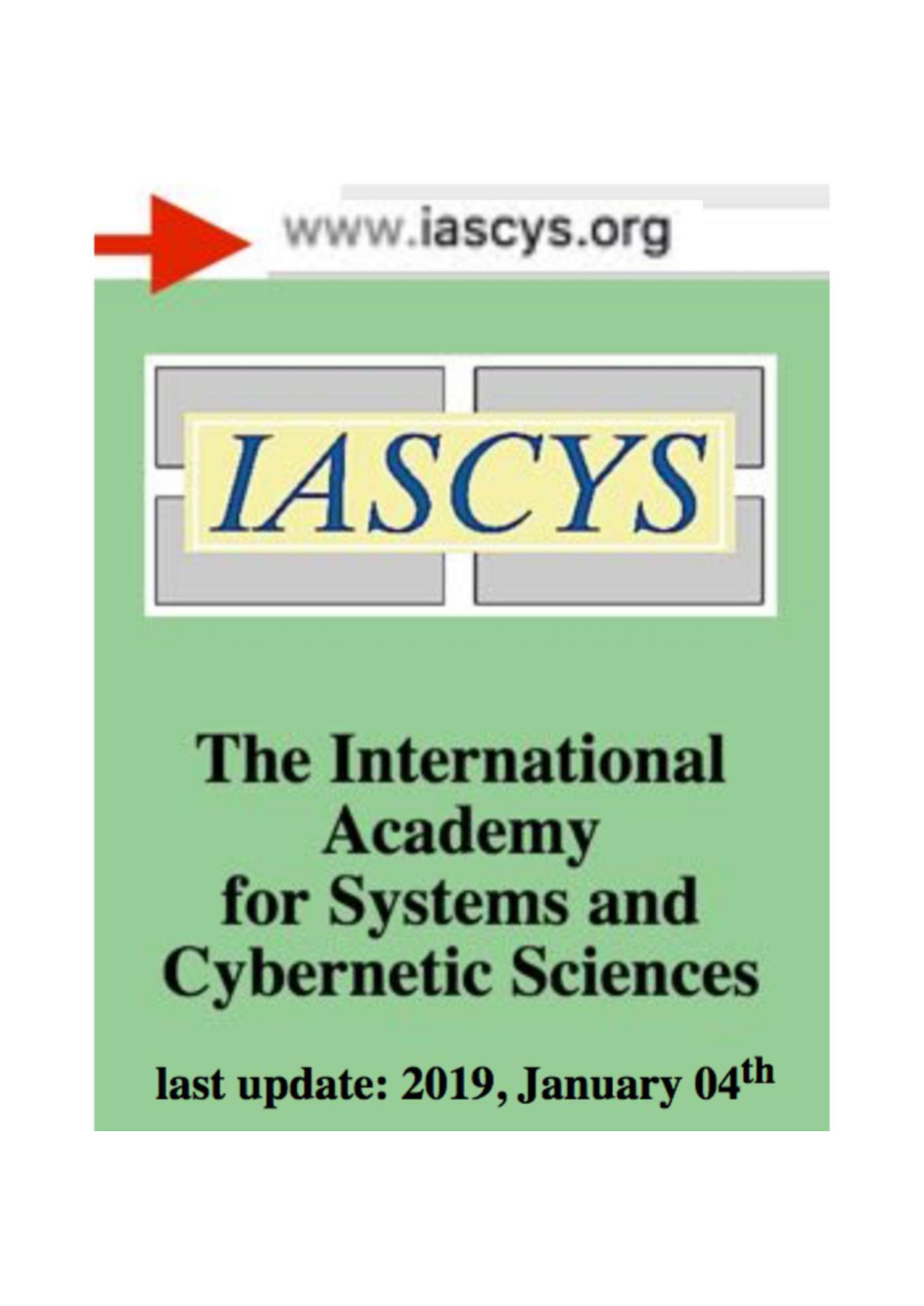 The 2018 IASCYS Yearbook