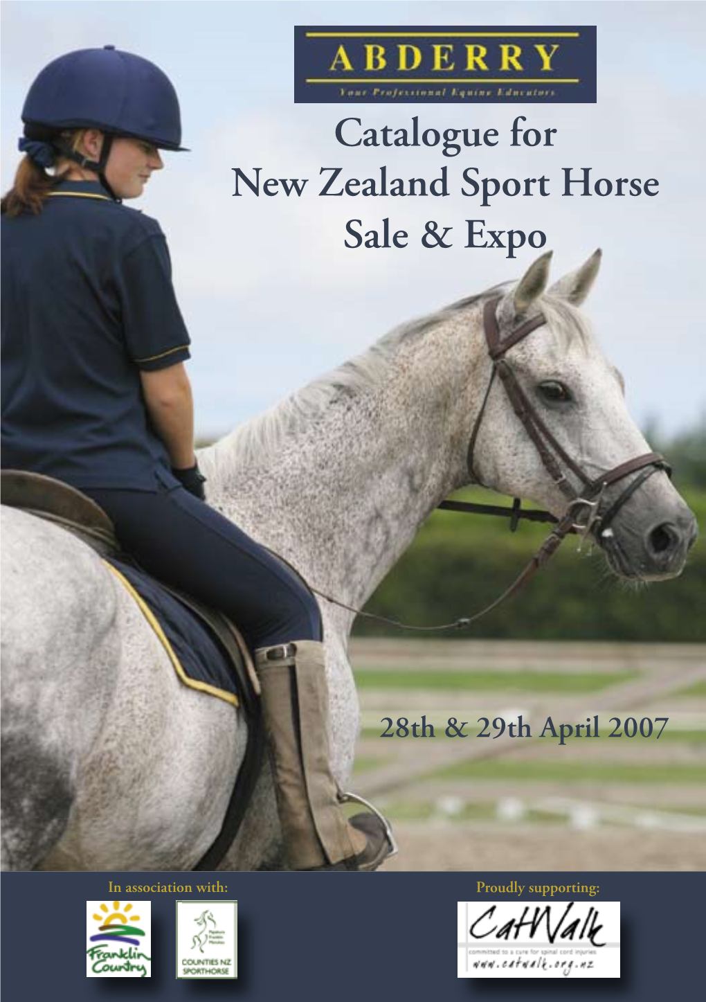 Catalogue for New Zealand Sport Horse Sale & Expo
