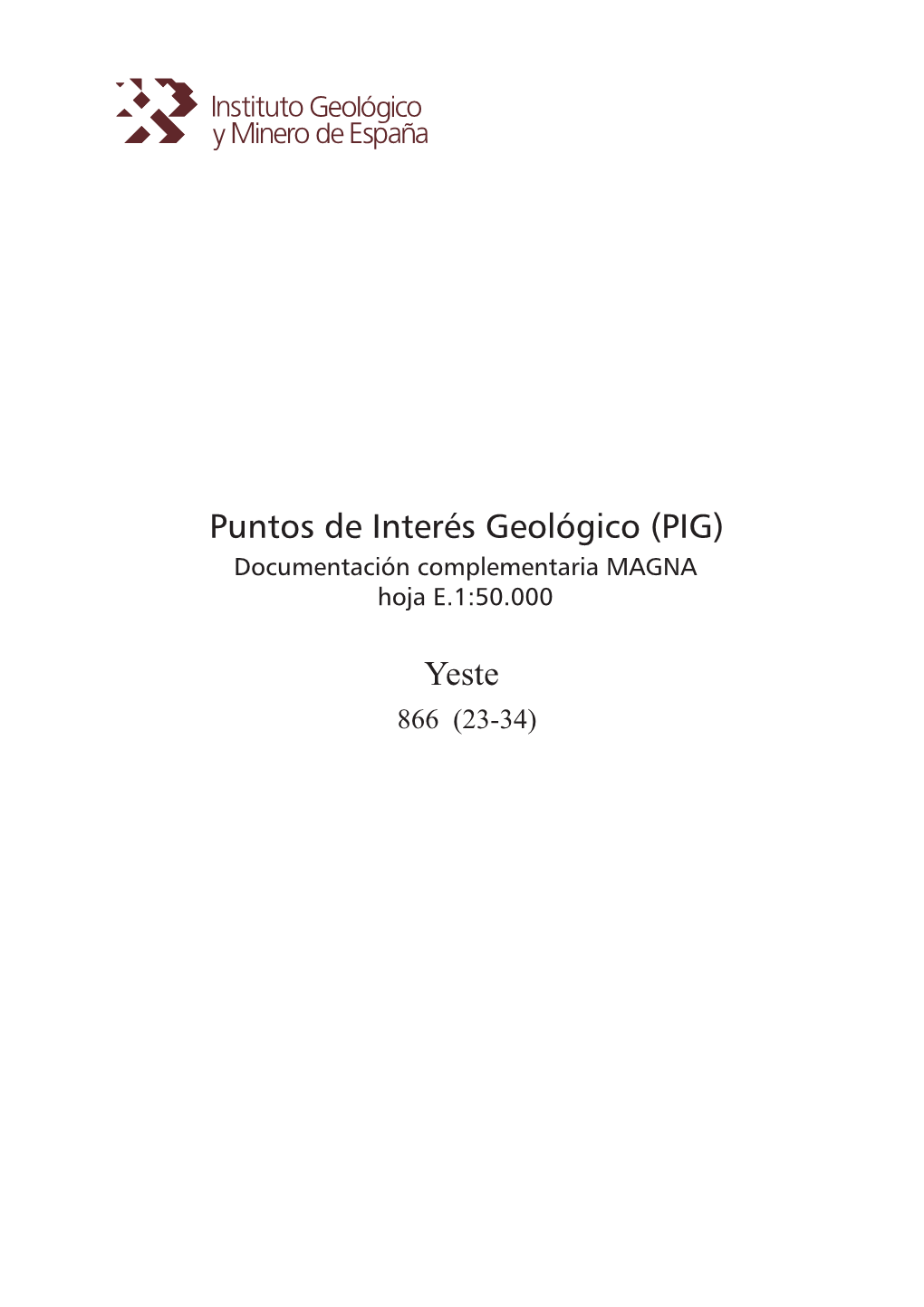 Puntos De Interés Geológico (PIG) Yeste