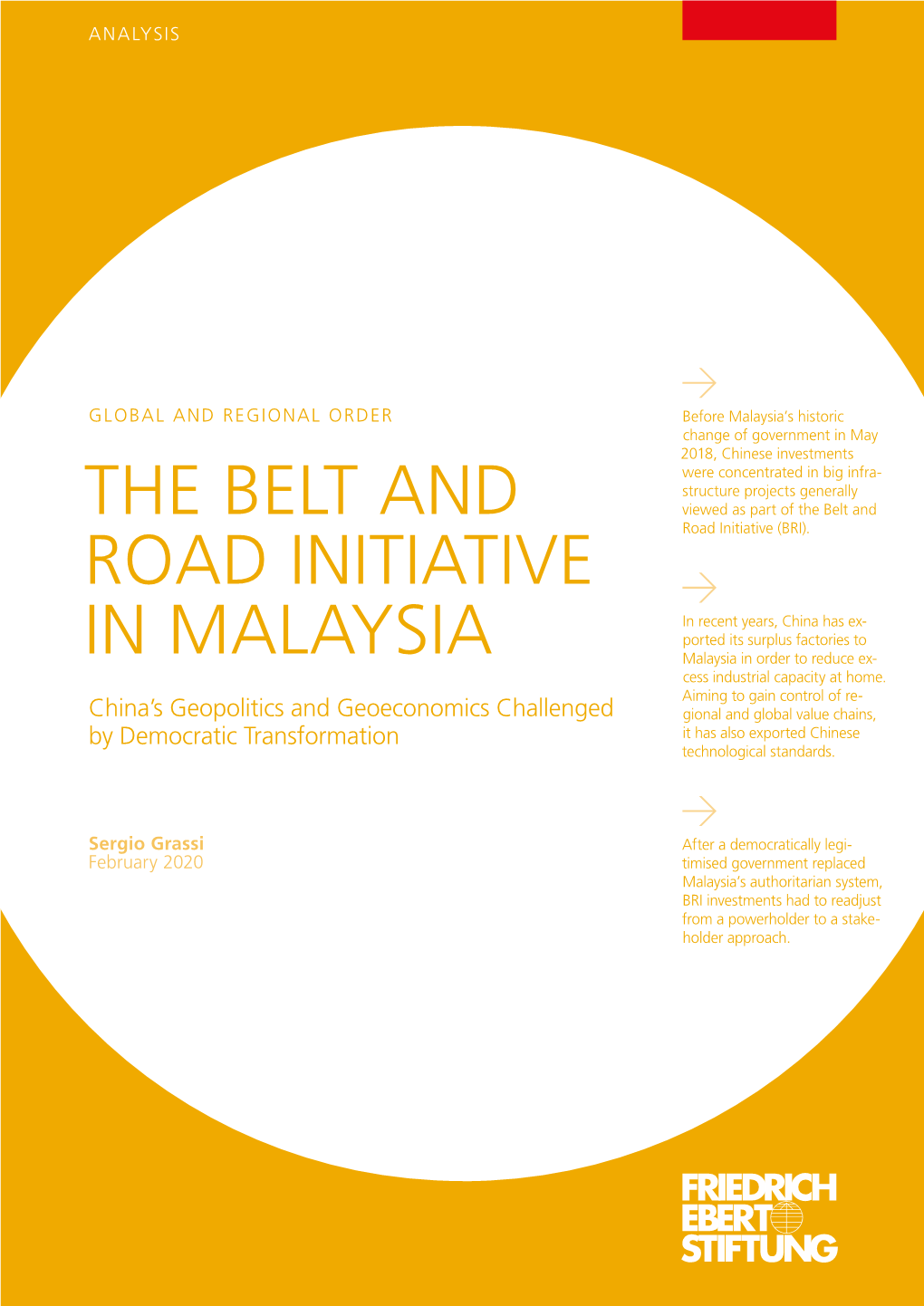 The Belt and Road Initiative in Malaysia
