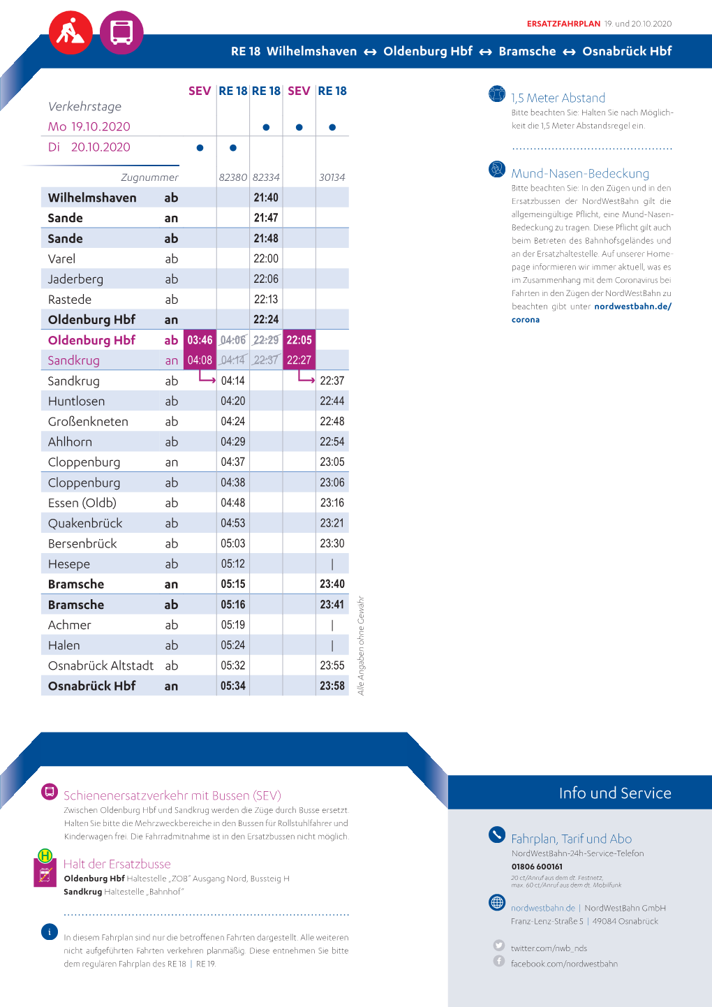 Info Und Service Fahrplan-Info