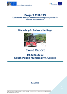 Report-CHARTS WS Railway Heritage Pelion[...]