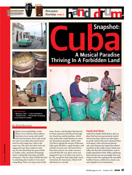 Cubaa Musical Paradise Thriving in a Forbidden Land